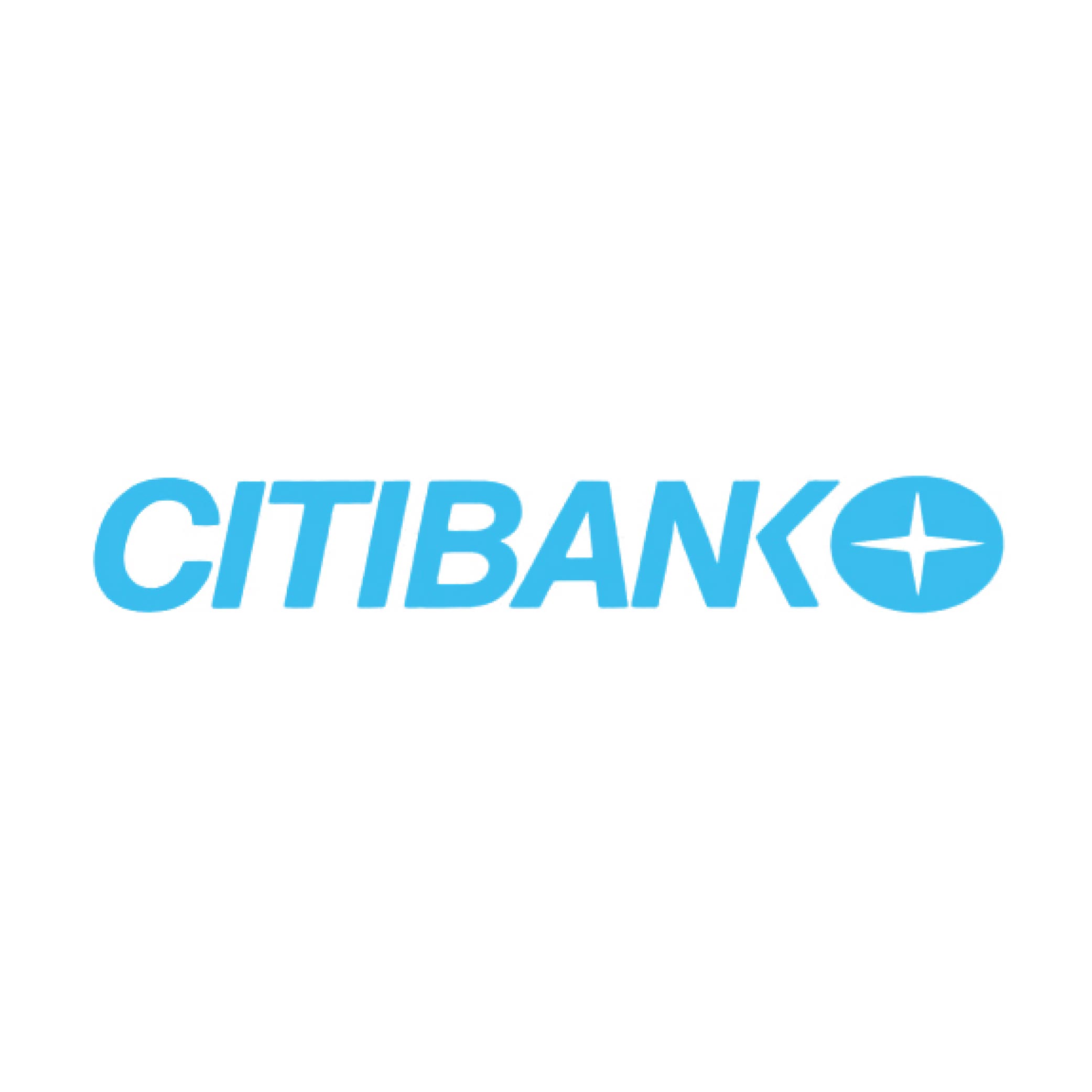 Personalized Font Of The Citibank Logo Iron On Heat Transfer Stickers For T Shirt/Jerseys